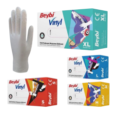 BEYBİ Vinil Pudrasız Muayene Eldiveni